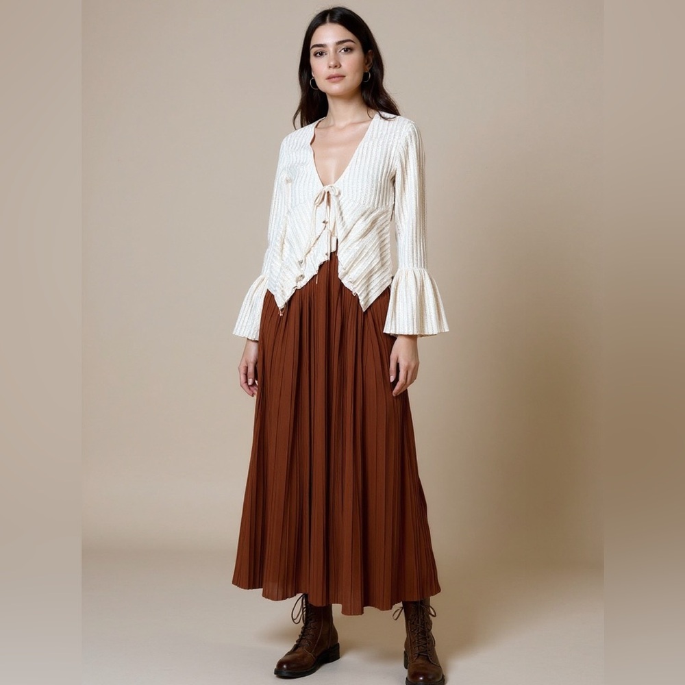 New Mix Rust Skirt